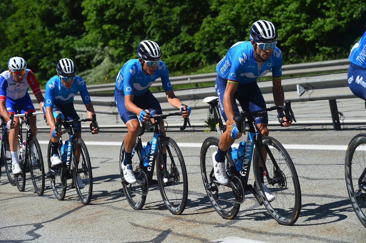 Criterium du Dauphine 2021 - 73rd Edition - 8th stage La Lechere-Les-Bains - Les Gets 147 km - 06/06/2021 -Alejandro Valverde (ESP - Movistar Team) - photo Dario Belingheri/BettiniPhoto&Acirc;&copy;2021