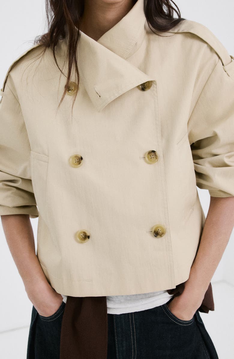 Crop Trench Jacket