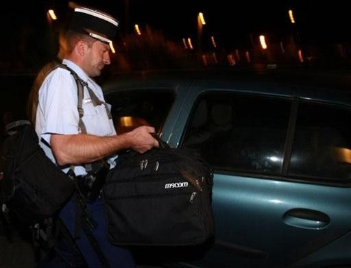The French gendarmes pack up