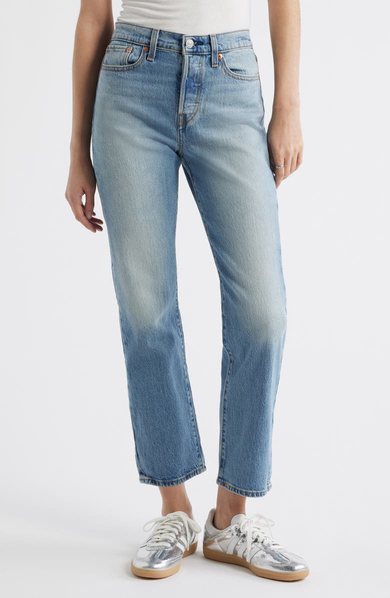 Wedgie High Waist Straight Leg Jeans