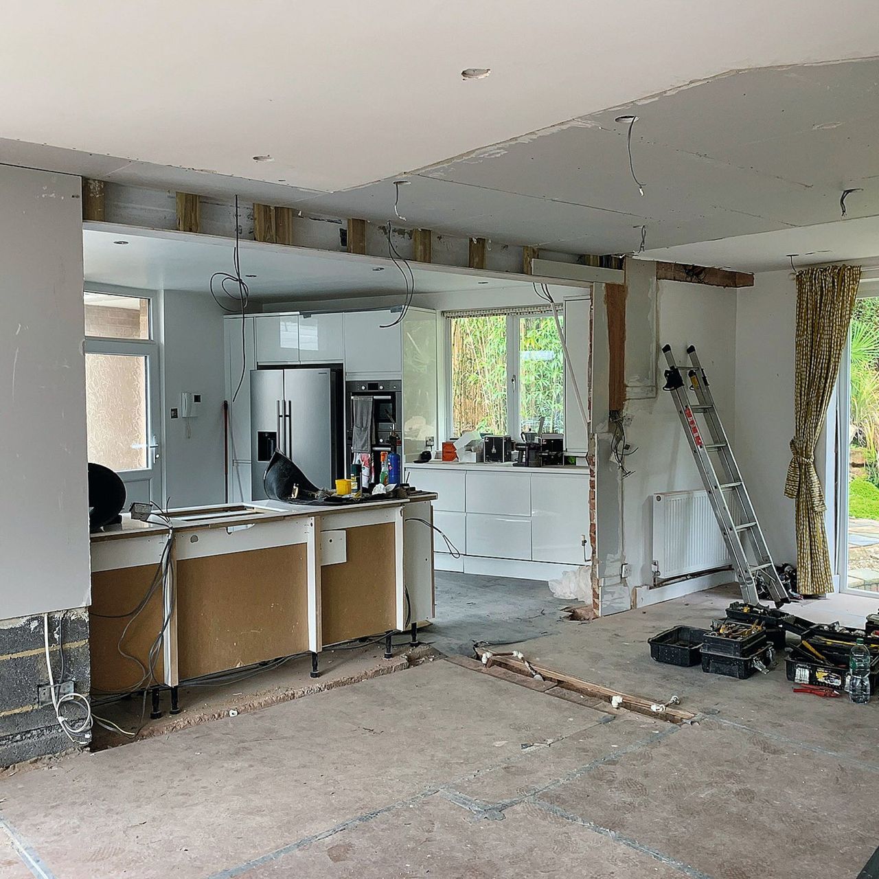 house being renovated