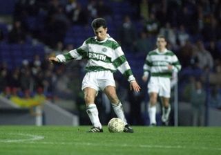 John Collins Celtic goalscorer Adidas Preadtor 94