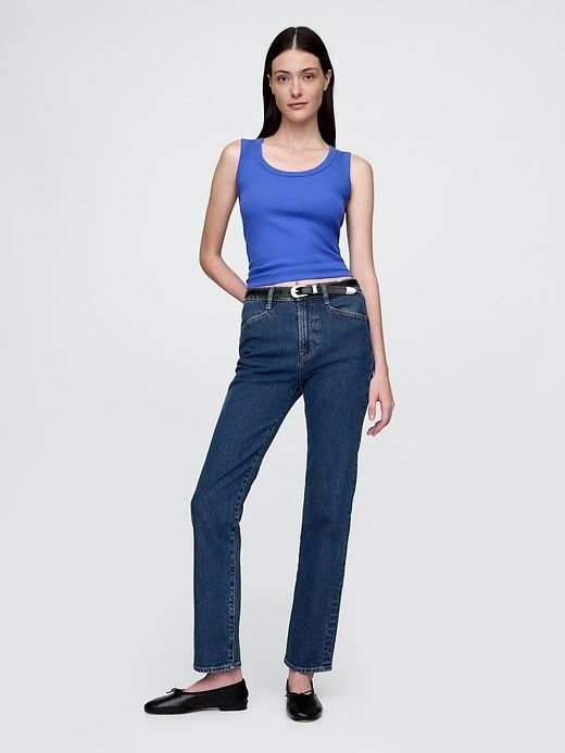 High Rise '90s Slim Straight Jeans