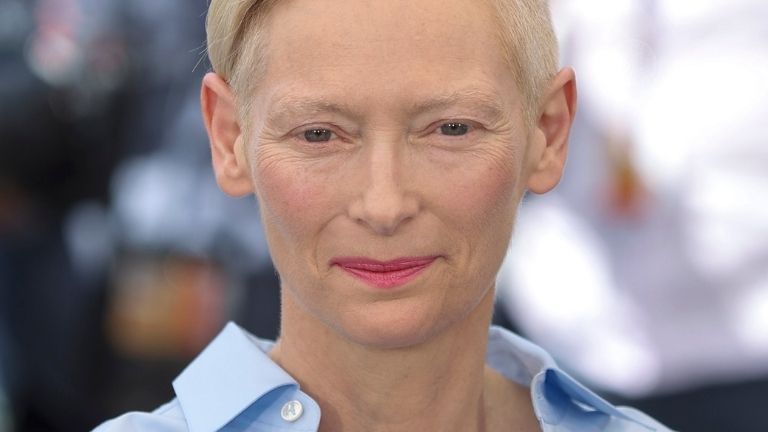 Tilda Swinton makeup