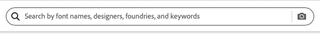 Adobe fonts portal search