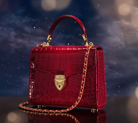 Red croc crossbody bag