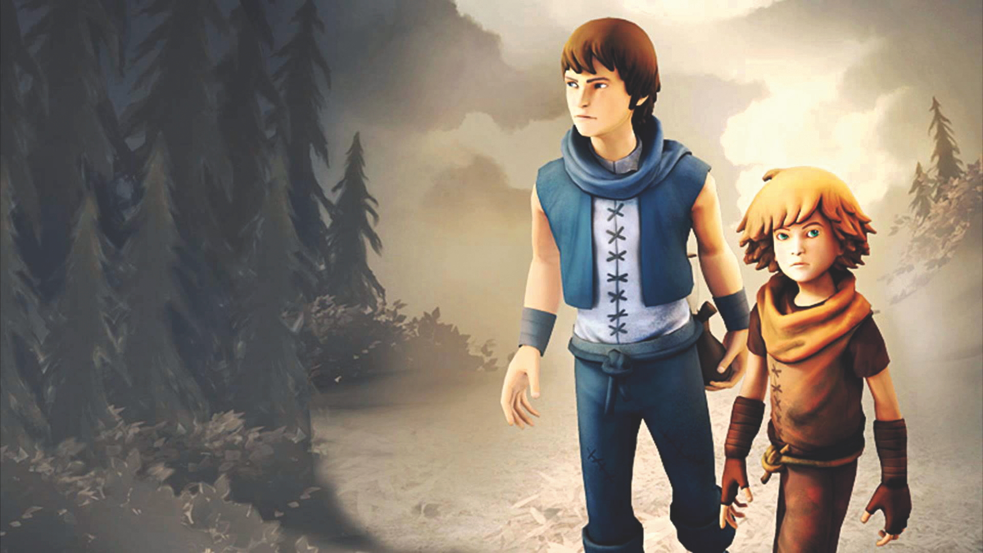 The two brothers in the co-op game Brothers: A Tale of Two Sons