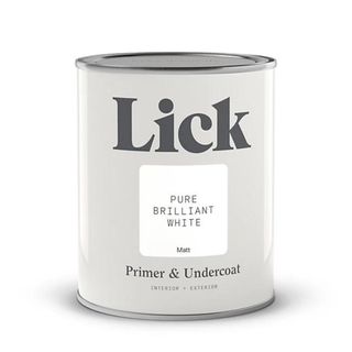 Lick White Multi-Surface Primer & Undercoat on a white background