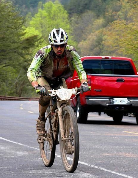 Eddie O'Dea finishes the 65 miler.