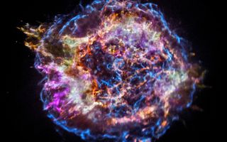 Stars that end their lives in massive explosions called supernovas violently spew elements and debris into space.