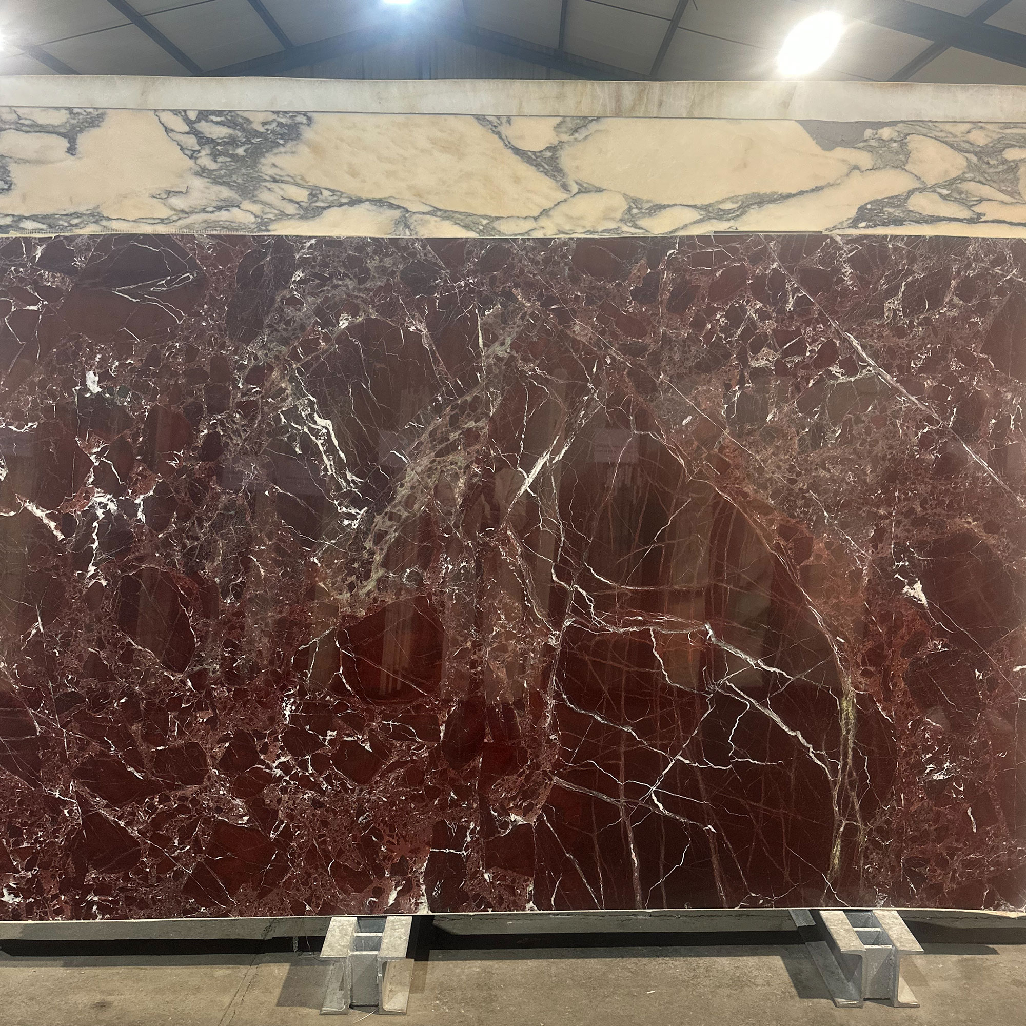 Large slabs of marble