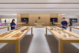 Apple Wuhan Opening Preview Interior
