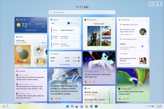 Windows 11 Widgets expanded view