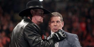 The Undertaker and Vince McMahon on Monday Night Raw