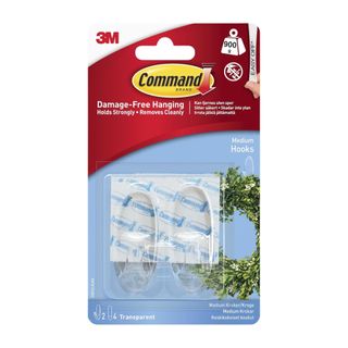 Command Medium Hook, Pack of 2