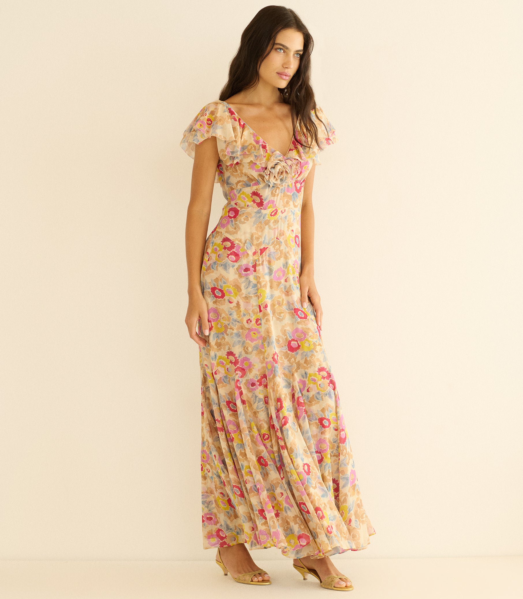 Am&amp;Eacute;relle Dress -- Jardin De Camelias