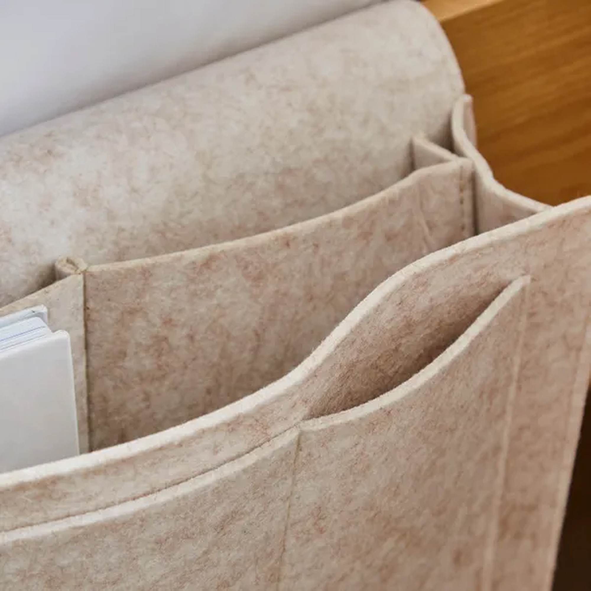 Dunelm The Edited Life Felt Bedside Pocket Organiser