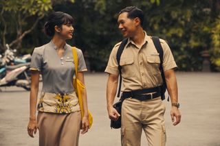 Lalisa Manobal and Tayme Thapthimthong as staffers at the white lotus in season 3