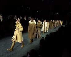 Burberry runway show at London Fashion Week A/W 2024