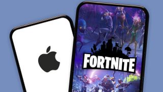 Fortnite and Apple logo