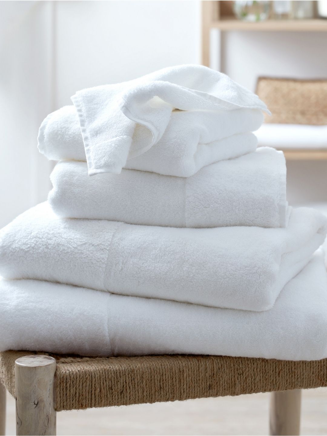 The White Company, Classic Hydrocotton Towels, Bath Towel in White