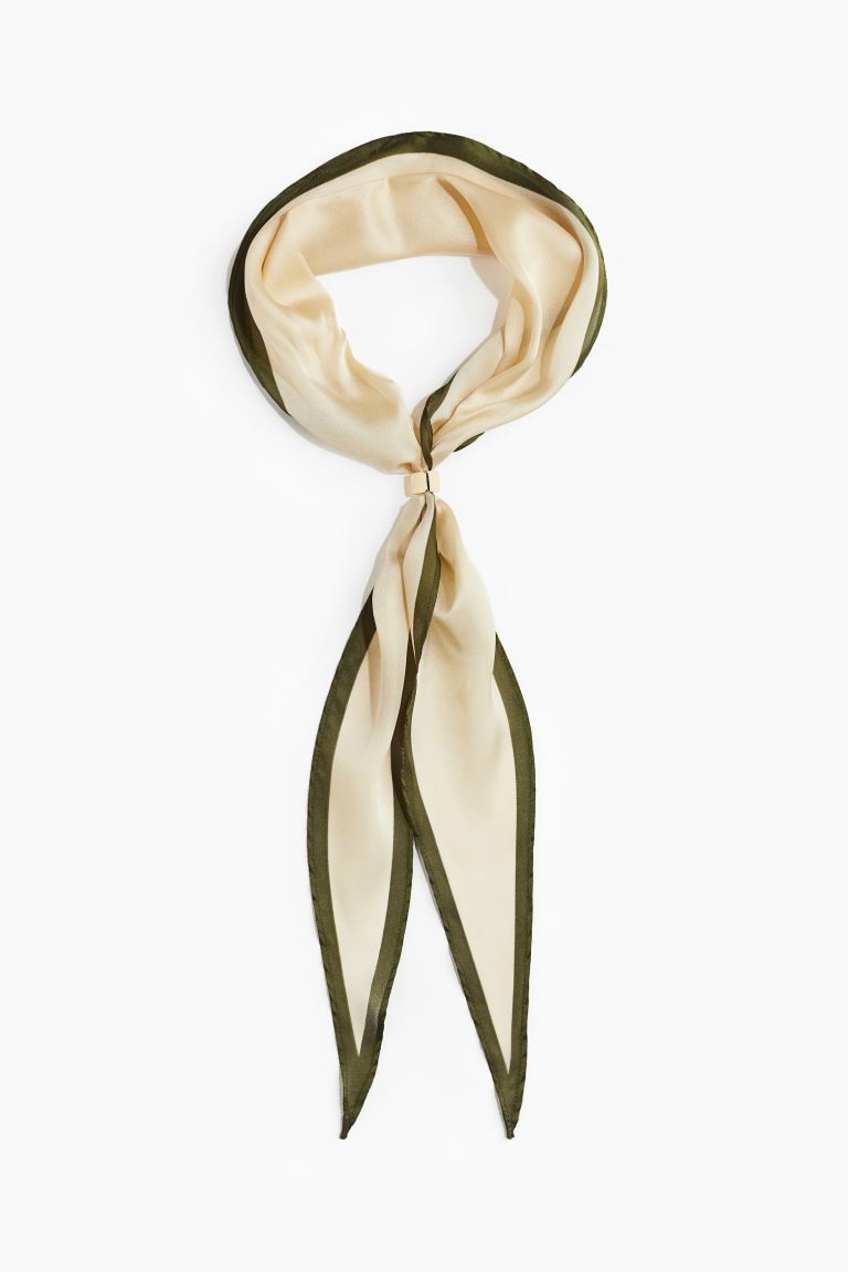 Bead-Detail Neck Scarf