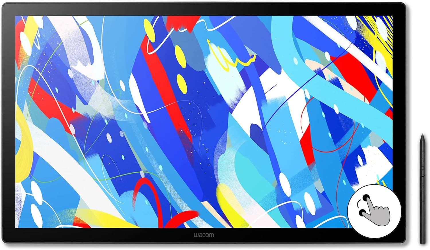 Wacom Cintiq 24 Touch Drawing Tablet With Screen, 23.8 Inch Display, Pro Pen 3 (battery-Free), 100% Srgb Pen Display for Artists, Designers, Animation, Game Dev, Works With Mac, Pc &amp;amp; Android