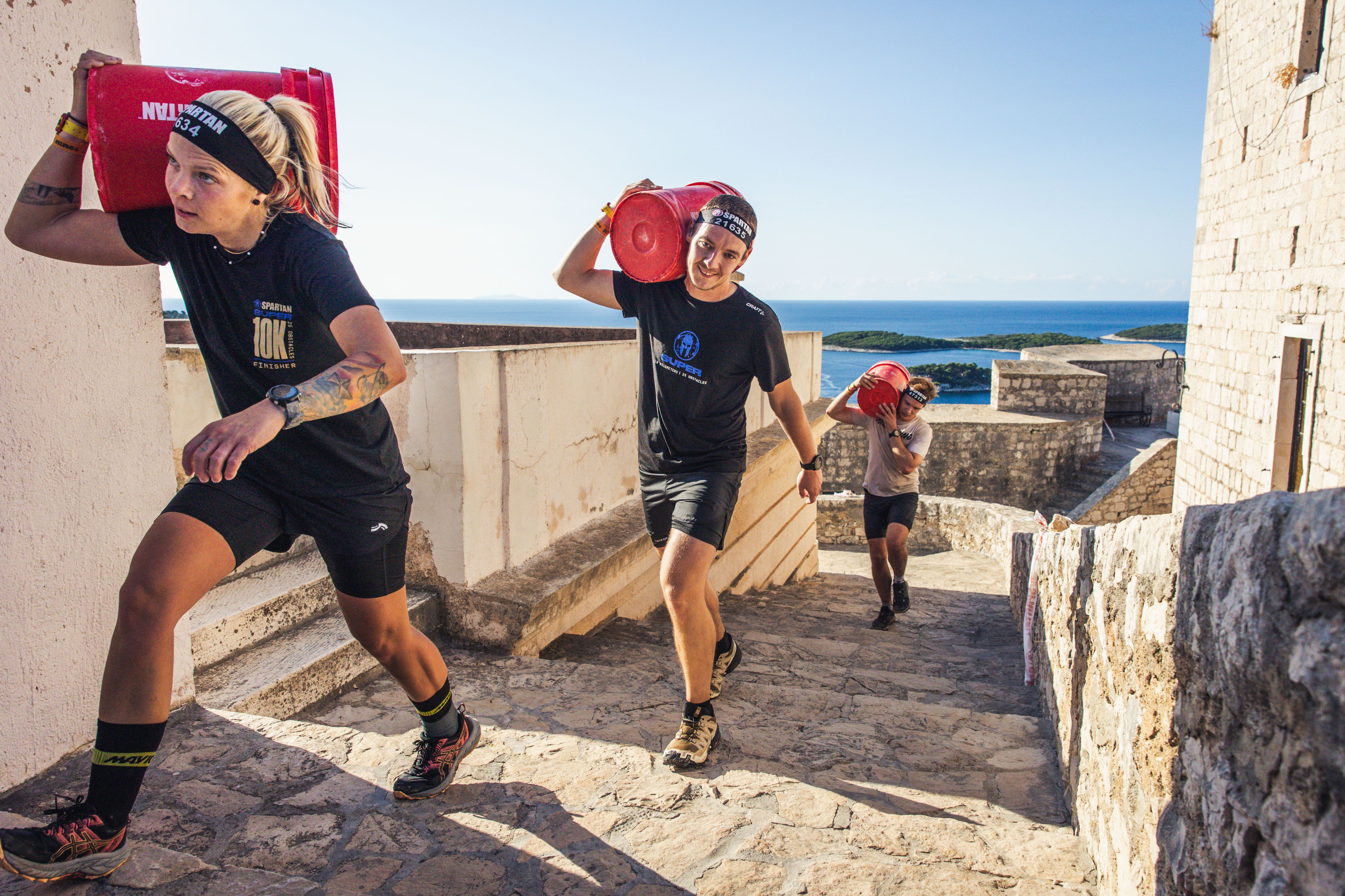 Scenes from the Spartan event in Hvar, Coratia, in 2024