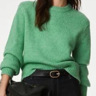 Crew Neck Jumper with Wool
