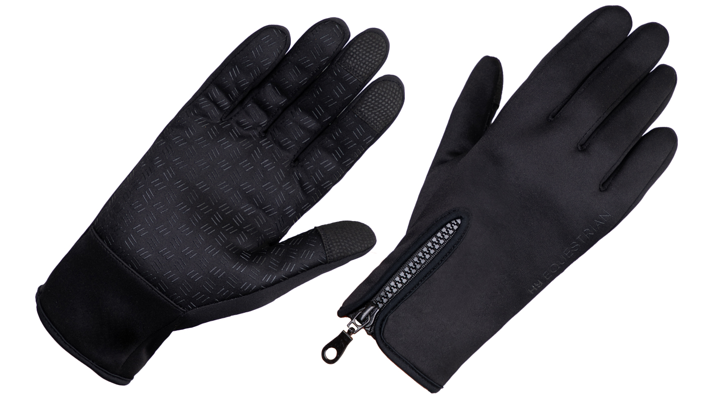 Hy Equestrian Stalactite Zip Gloves