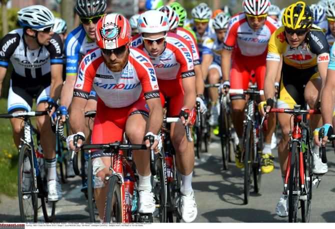 Luca Paolini (Team Katusha) setting the tempo