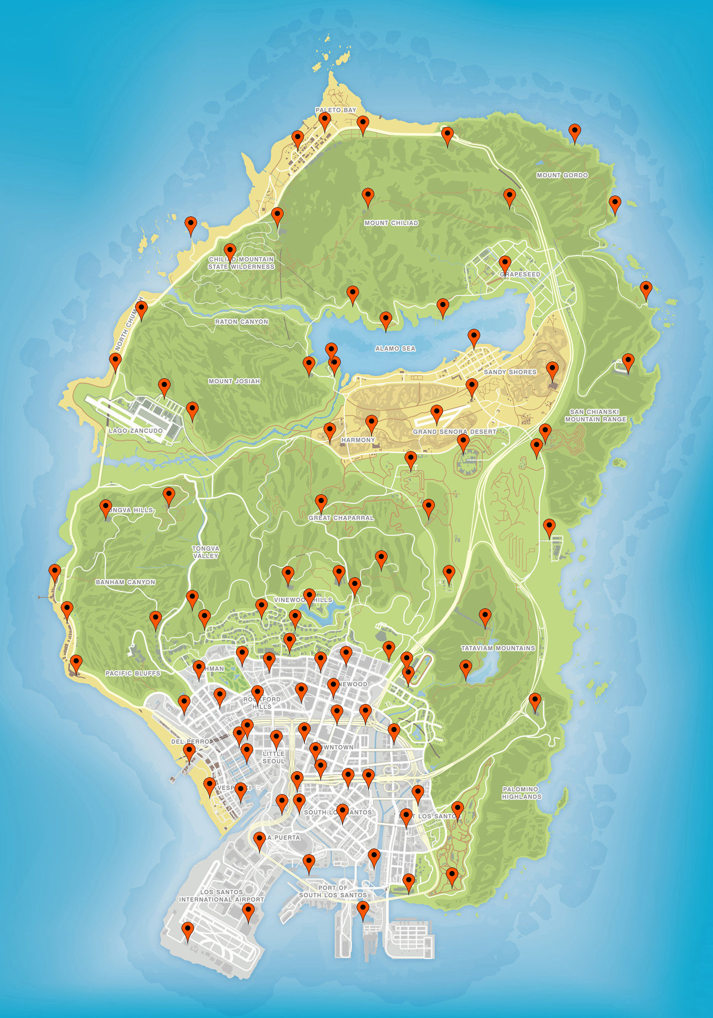 gta 5 online ld organics map