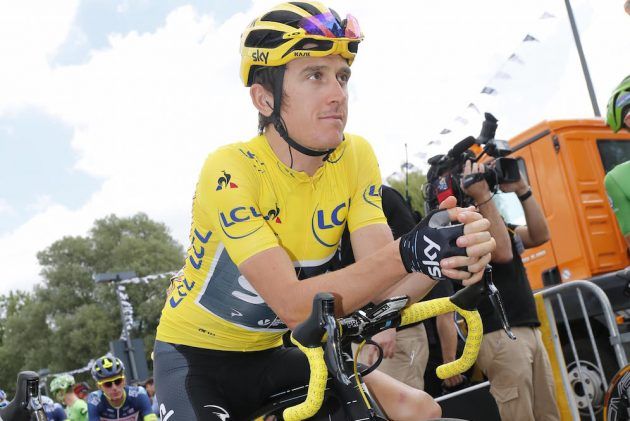 geraint thomas yellow jersey