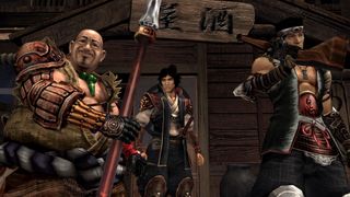 Three Japanese warriors in Onimusha 2