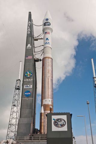 Atlas V Rocket on Launch Pad