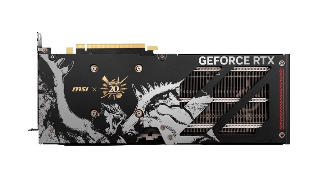 MSI RTX4060Ti モンハン20周年 リオレウス GPU＋コントローラー MSI x Monster Hunter RTX 4060 Ti comes with matching controller