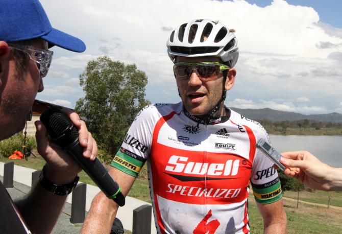 Andy Blair after winning the Australian national marathon title