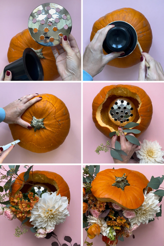 How to create a pumpkin vase