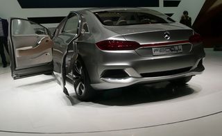 Backside of Mercedes-Benz F800
