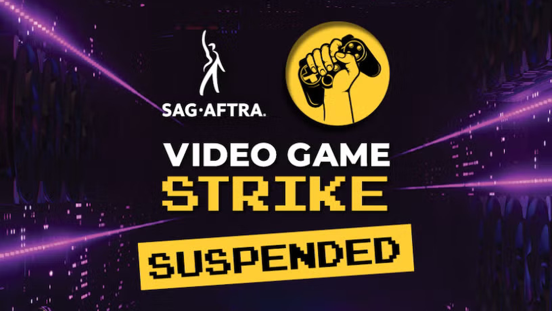 SAG-AFTRA videogame strike suspended