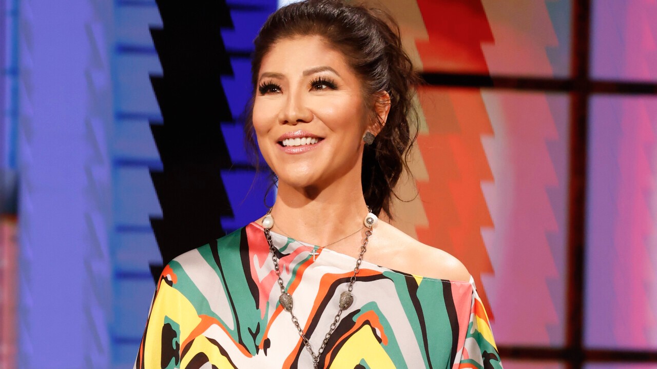 Julie Chen Moonves on the Big Brother stage