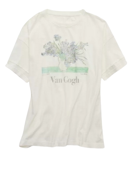 Aerie, Aerie Crew Oversized Boyfriend T-Shirt