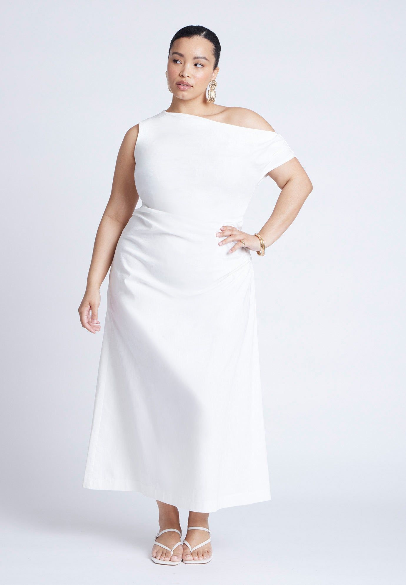One Shoulder Maxi Dress