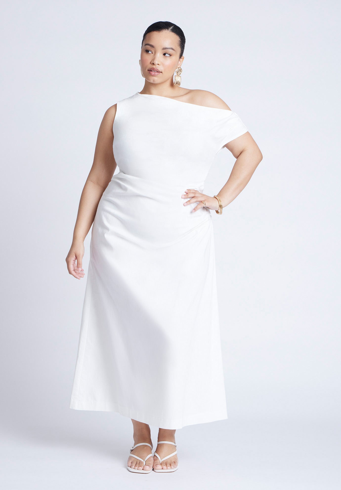 One Shoulder Maxi Dress