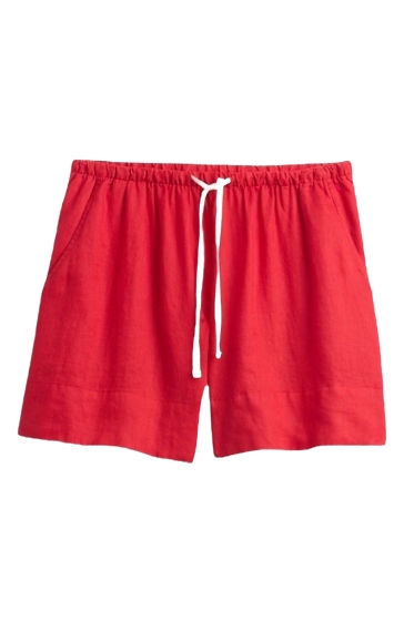 100% Linen Easy Shorts