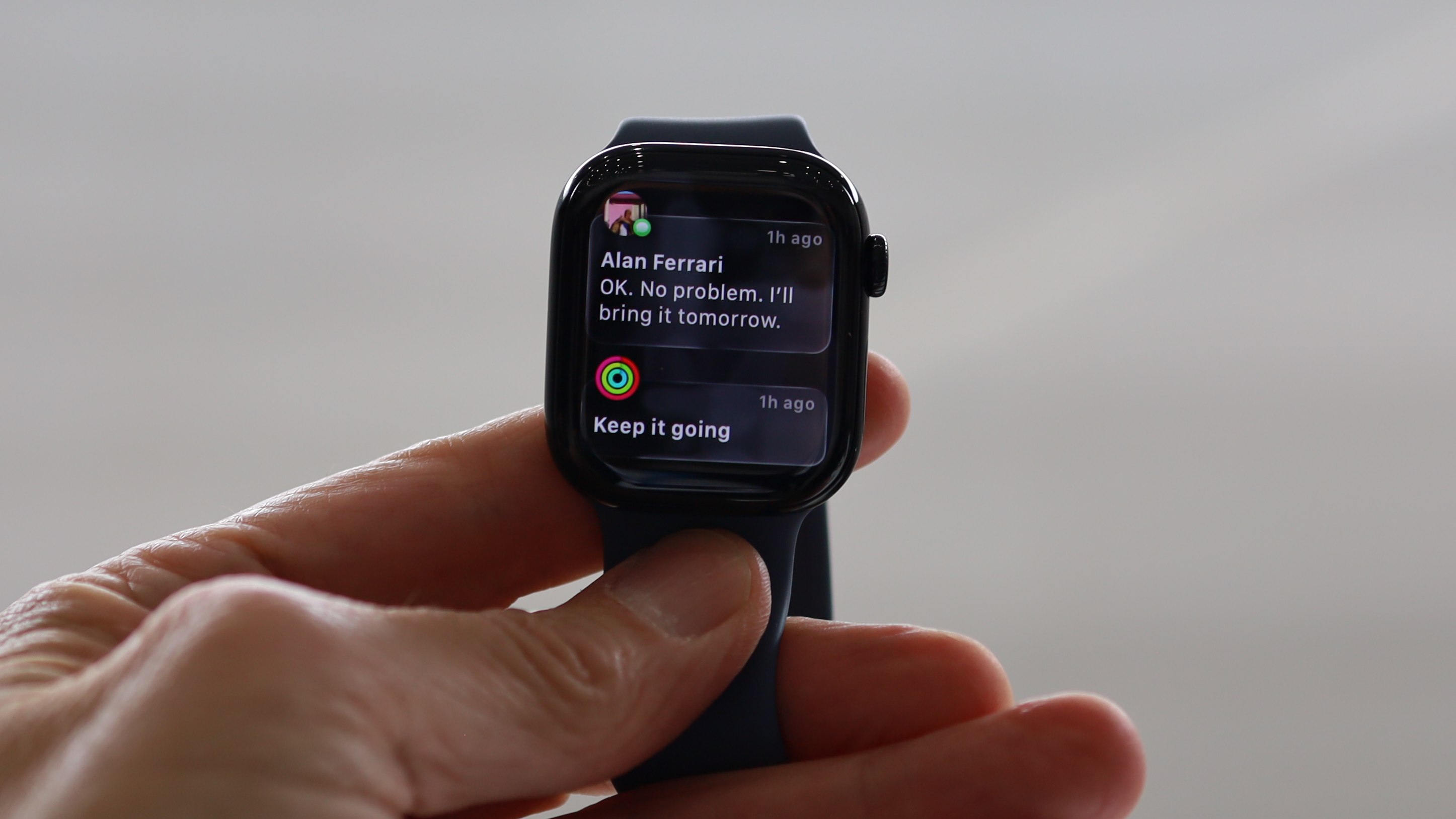 Apple Watch Series 11 in person