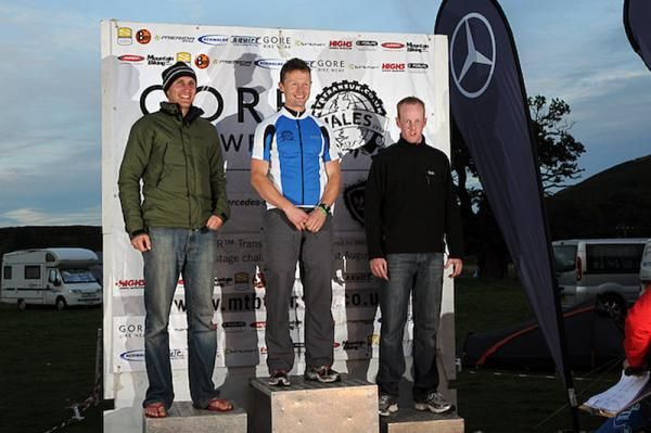 Men's solo podium after day three.