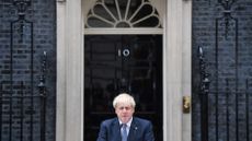 Boris Johnson makes his resignation speech outside 10 Downing Street 