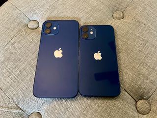 iPhone 12 and iPhone 12 mini side-by-side