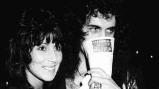 Gene Simmons with Cher in 1979